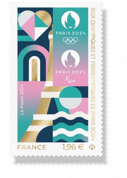 Paris 2024 timbre